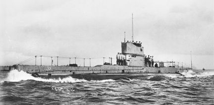 AE2 at sea